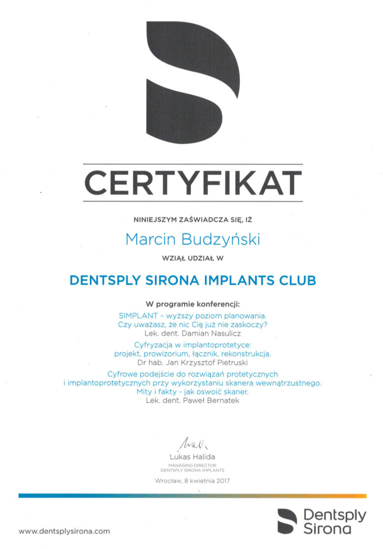 Dentsply Sirona Implants Club